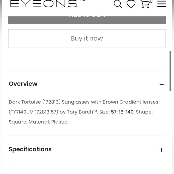 Tory Burch Sunglasses main image 5
